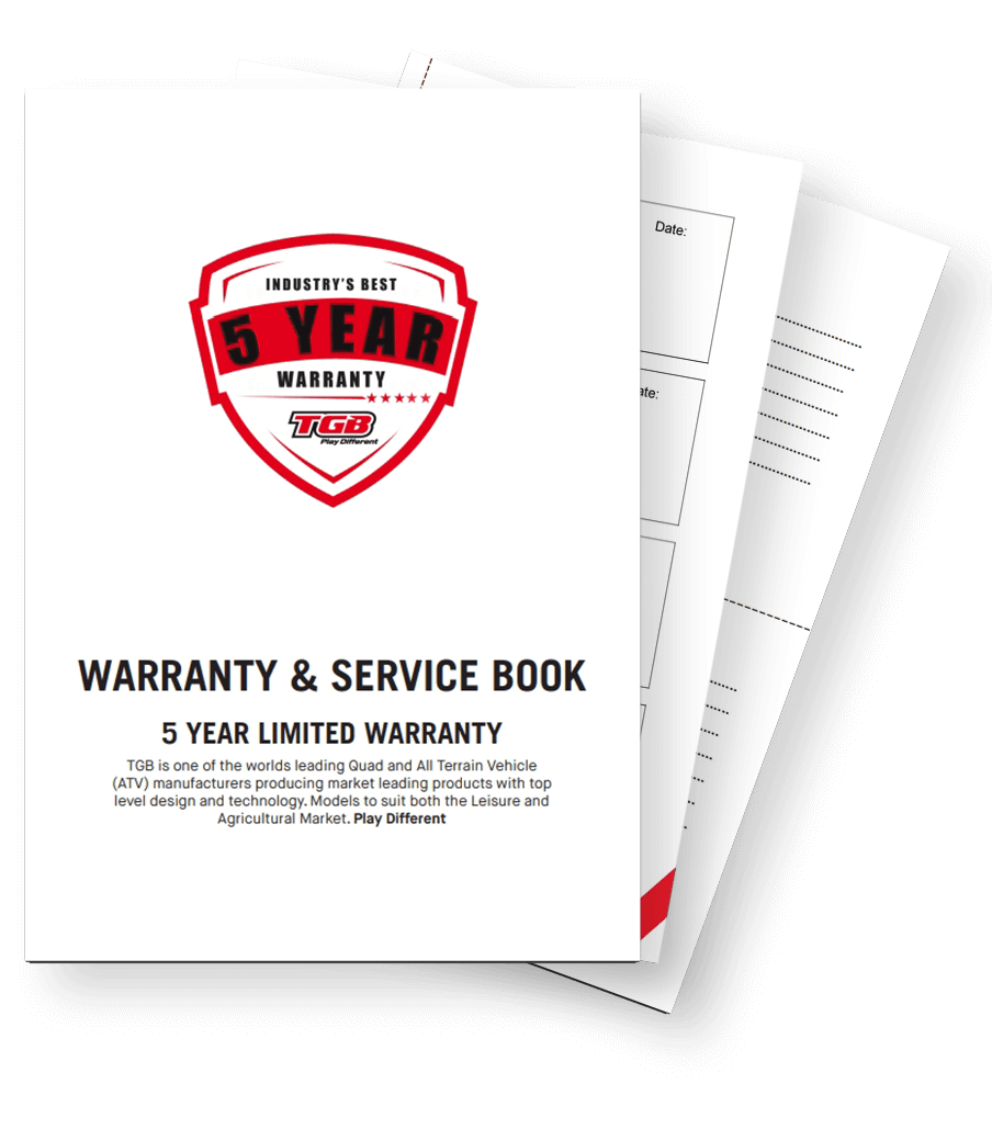 Warranty and Servicing Book TGB Quadbikes